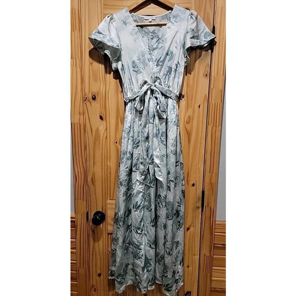 Baltic Born Dress Short Sleeve Floral Green Fairy Flowy Wedding Cruise Romantic